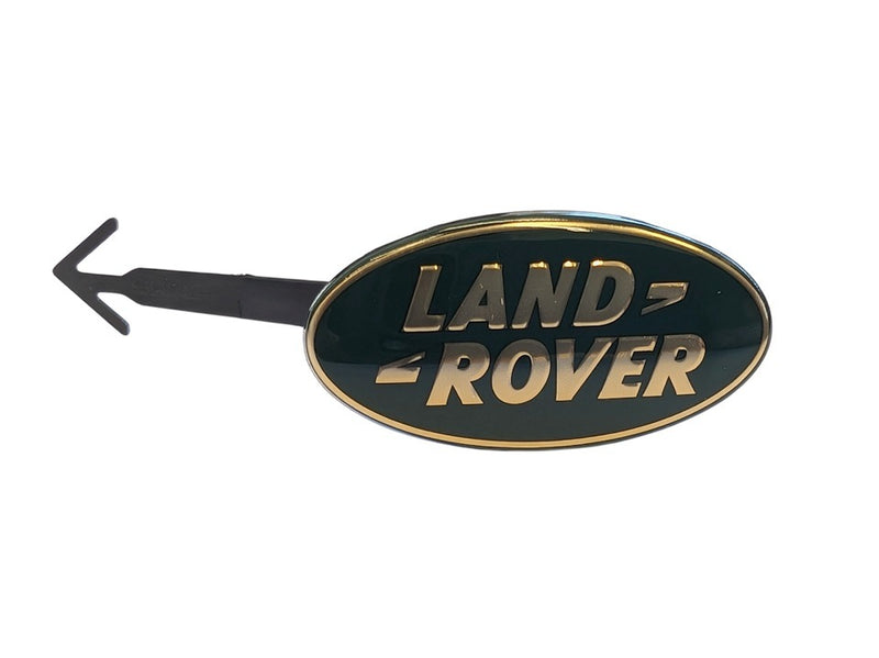 Land Rover Defender Green and Gold Badge
