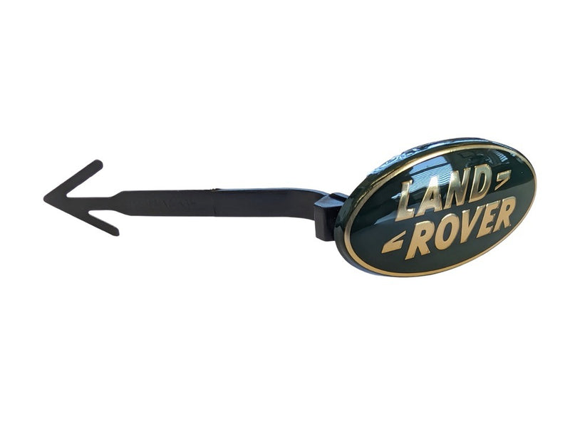 Land Rover Defender Green and Gold Badge