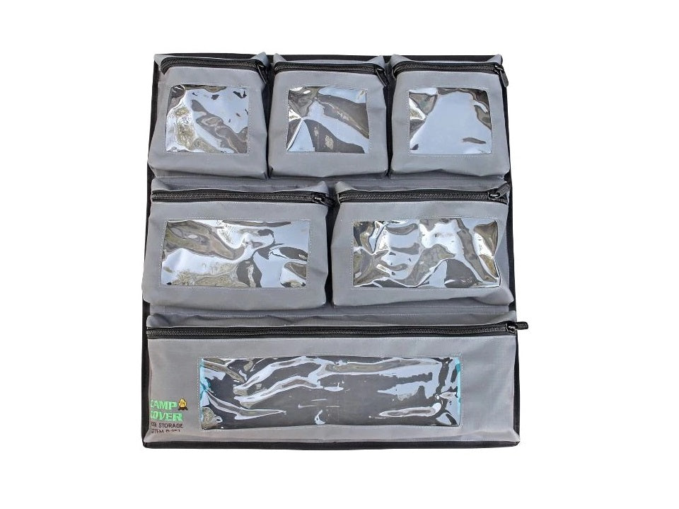 Camp Cover Door Storage System- 6 Pockets – MUD-UK