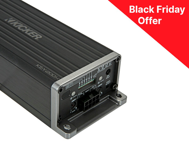 Kicker KEY200.4 4 Channel Amplifier