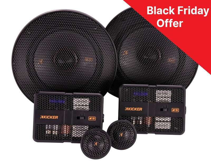 Kicker KS 5.25", 130mm Component Speaker System