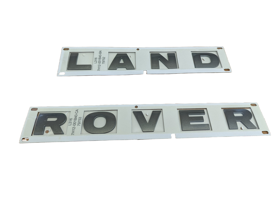 Genuine Land Rover Bonnet Letters – MUD-UK