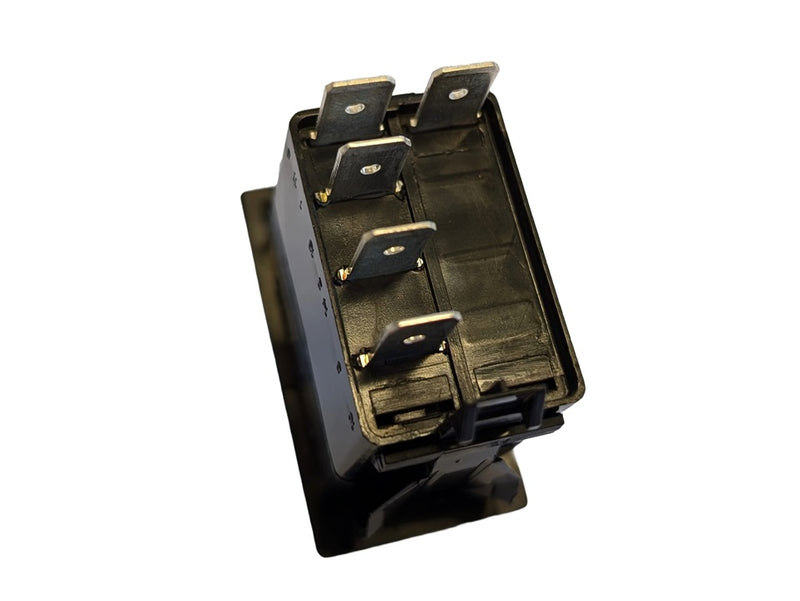 LT 2561 640 012 XAS1 Carling On Off On Blue Lit Tip DPDT Toggle Switch, Lit Blue Only In On Positions - Foto 4