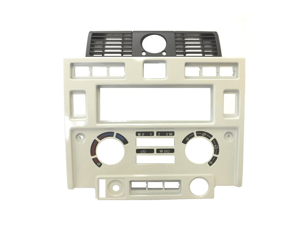 Defender Puma/Tdci Single DIN Dashboard Panel- Fuji White