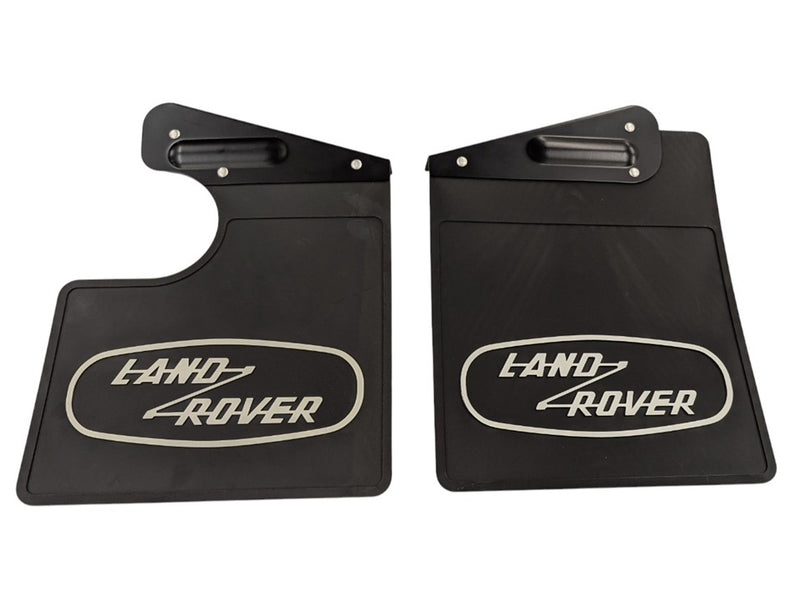 Land Rover Defender 110 Quick Release Rear Mud Flap Mounting Kit and Shields - Square Tub from Blackdown Offroad Land Rover Defender 110 Quick Release Rear Mud Flap Mounting Kit and Shields - Square Tub from Blackdown Offroad