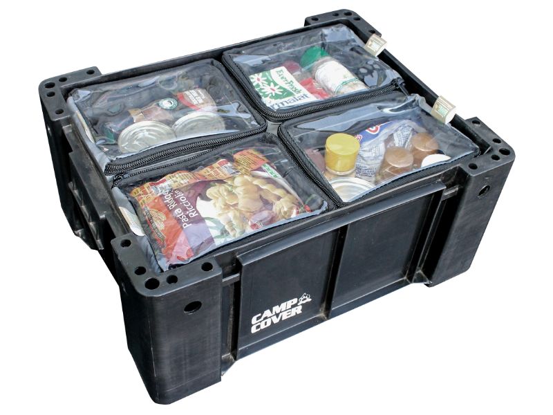 Camp Cover Wolf Box Pouch- 4x Quarters