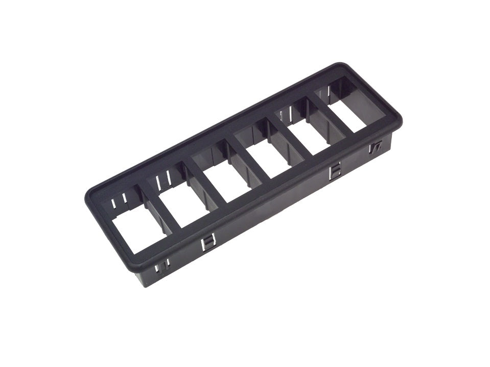 thumbnail image 2 of Aluminum 2 Gang Rocker Switch Panel Holder For ARB Carling Style Switches - Waterproof 2 of 3