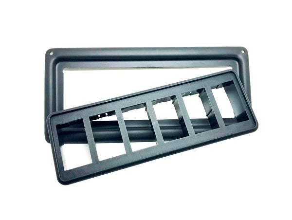 OOTDTY 2/3/4/6 Way Aluminum Rocker Switch Panel India OOTDTY 2/3/4/6 Way Aluminum Rocker Switch Panel India
